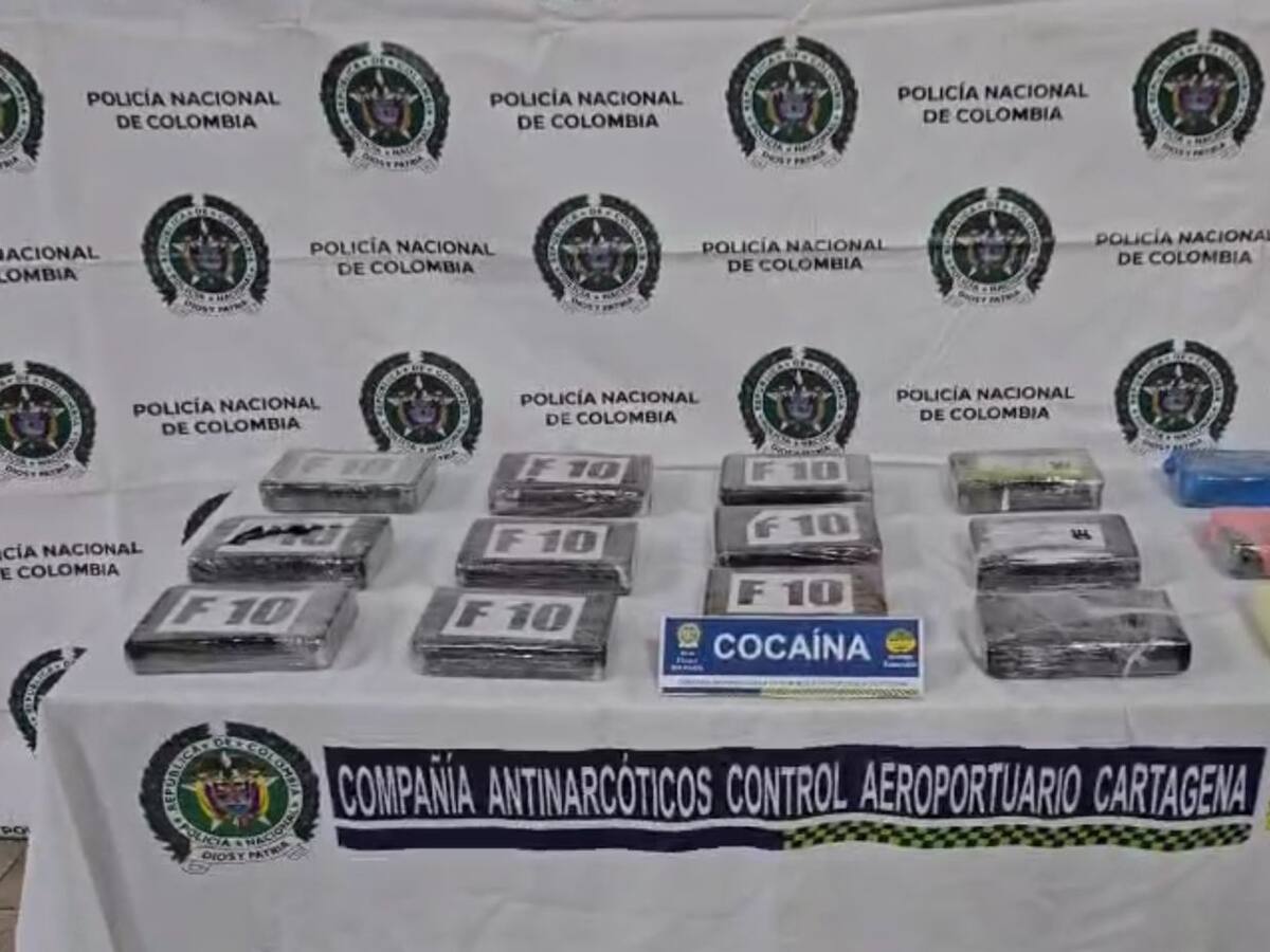En Cartagena canino antinarcóticos frustró envío de más de 15 kilos de cocaína hacia San Andrés