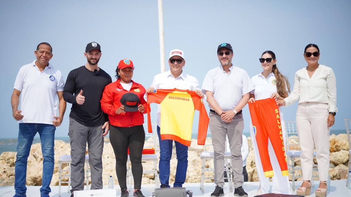 Cuerpo de Salvavidas de Cartagena recibió nueva dotación y vehículos