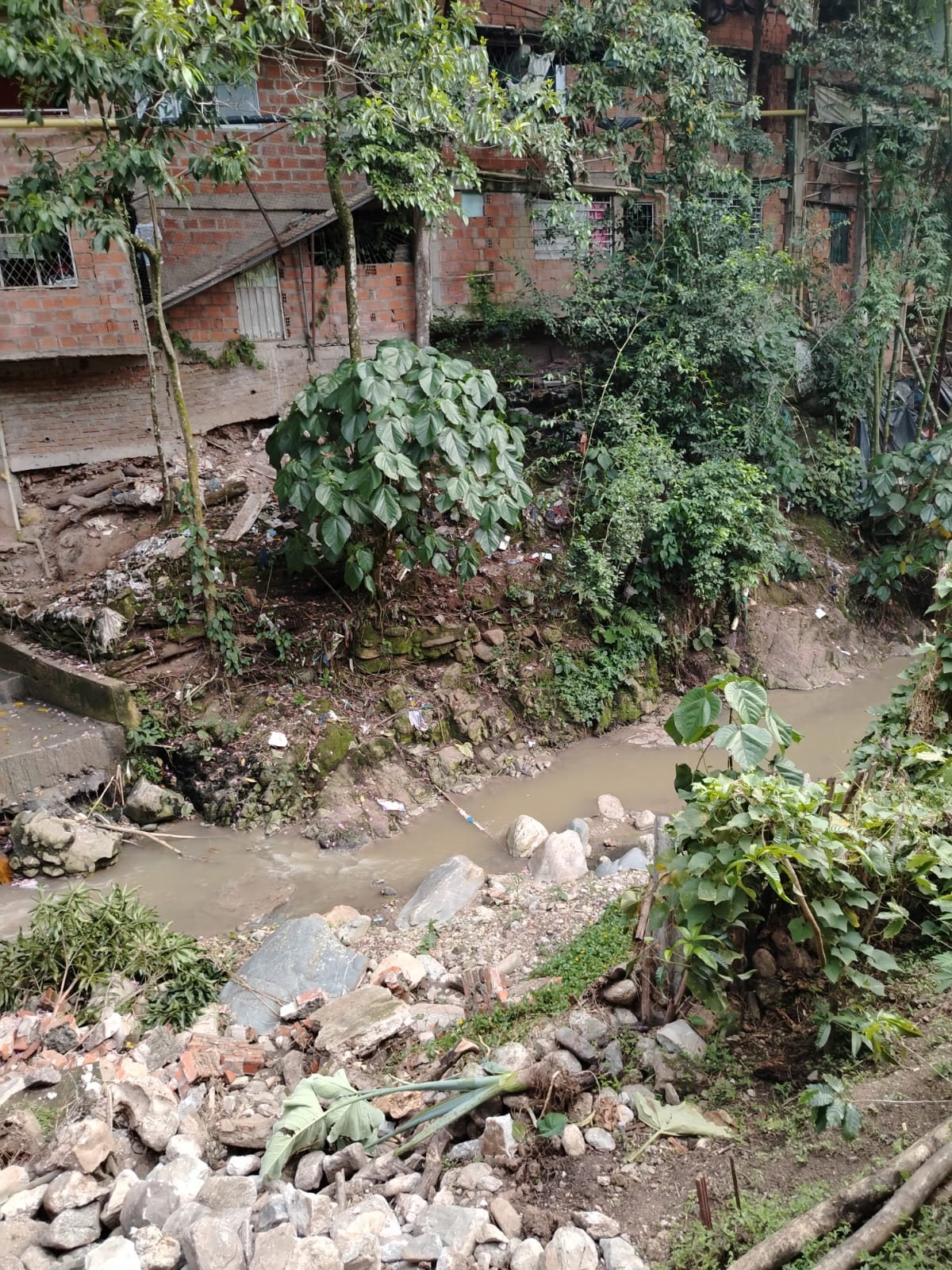 Quebrada Zapamanga en Floridablanca, Santander