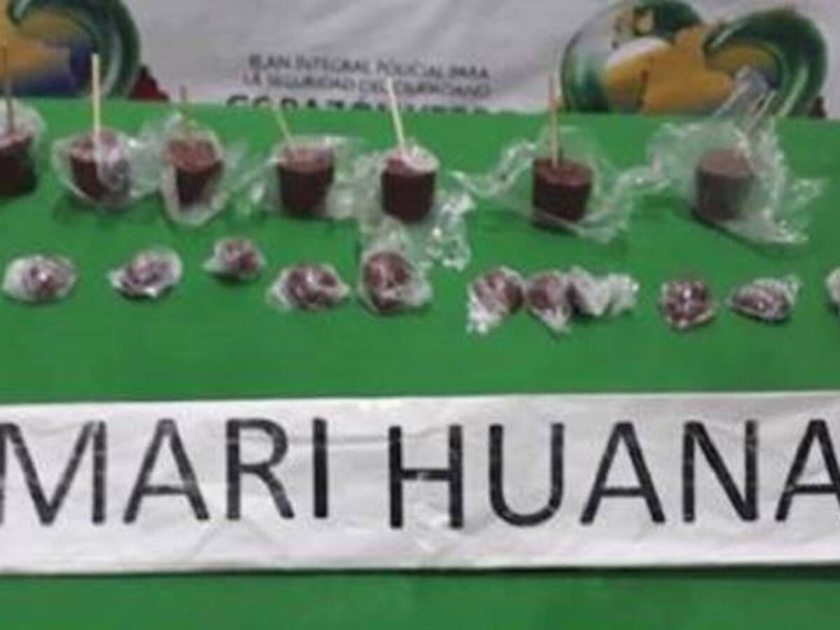 Policía de Manizales en alerta por incautación de golosinas con drogas