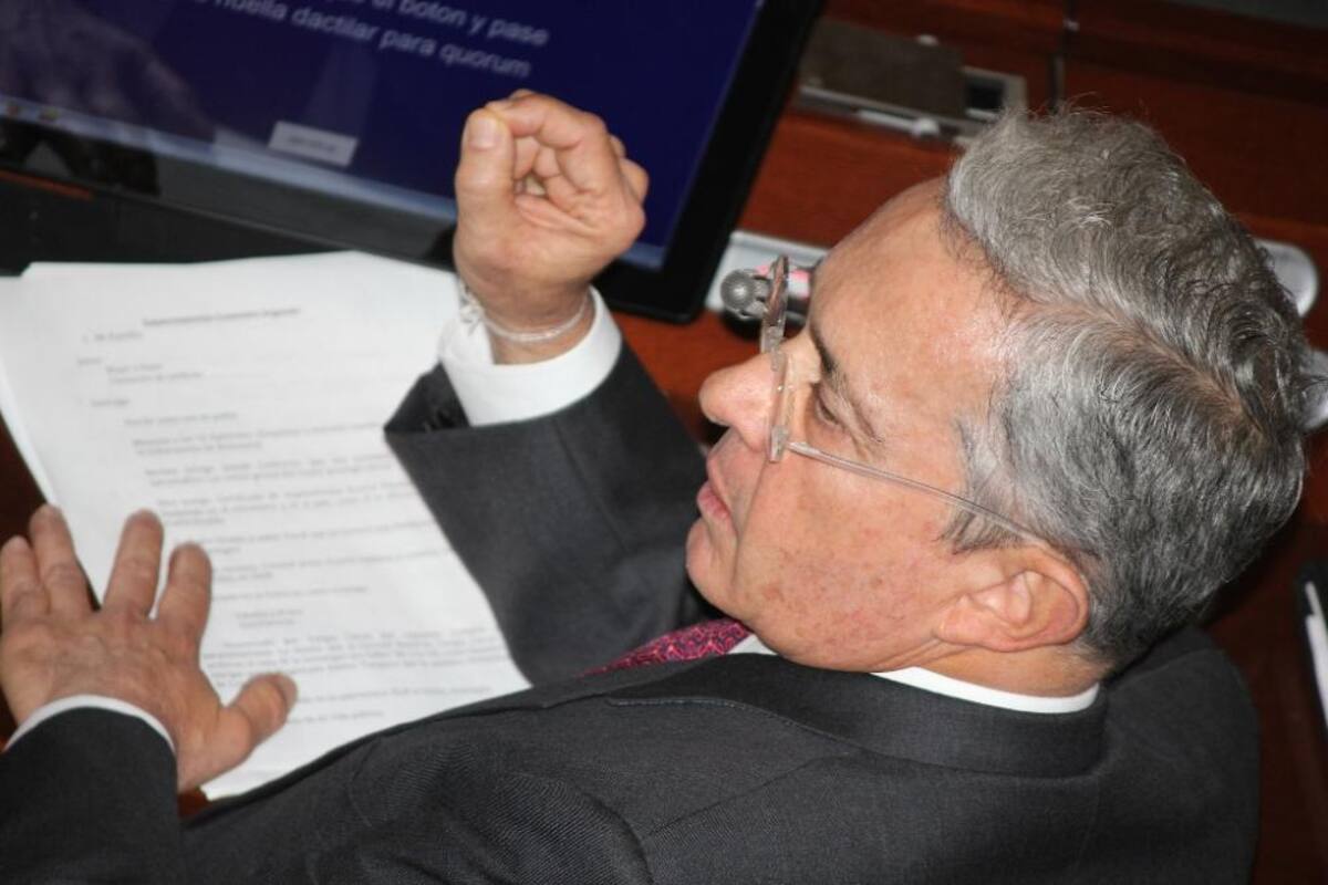 El senador del Polo Democrático Iván Cepeda fue el citante del debate en el Congreso donde pretende demostrar los nexos de Álvaro Uribe con ilegales.