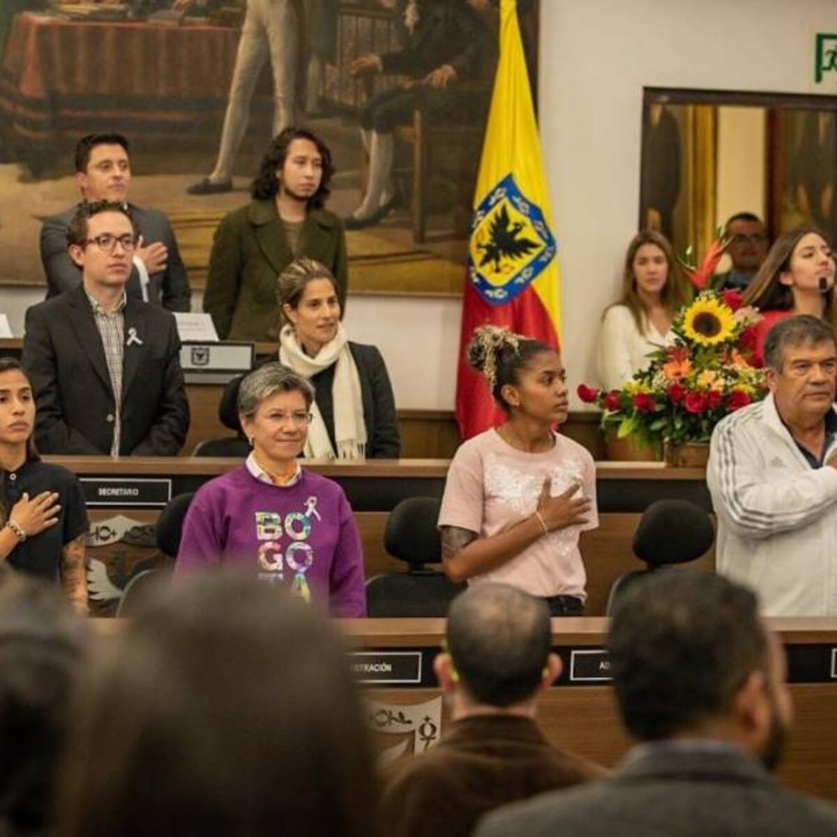 La Selección Femenina de Fútbol fue reconocida en el Concejo de Bogotá