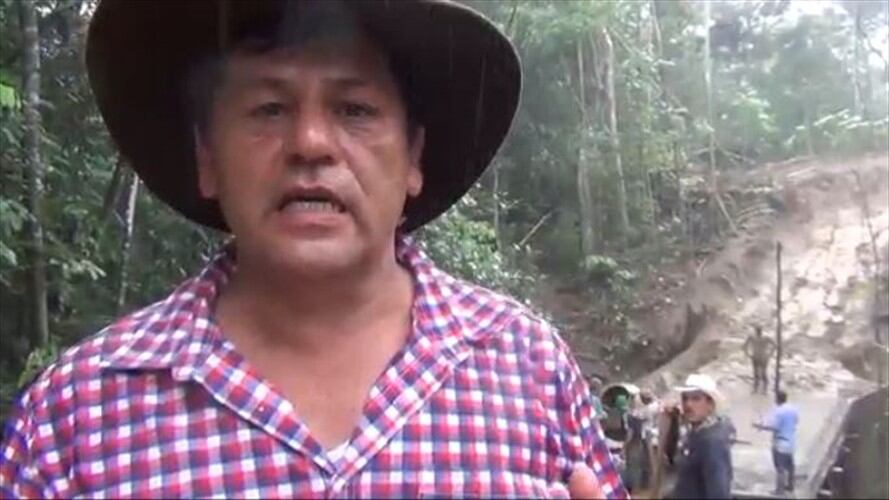 Romaña se encuentra en la zona veredal de Mesetas, en el Meta.. Foto: Captura de pantalla