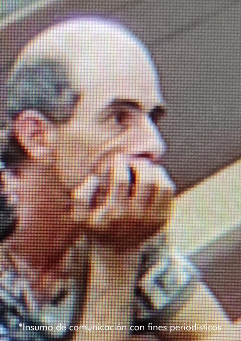 Juan Pablo Alarcón Galvis, presunto partícipe del homicidio en la audiencia de imputación de cargos. Foto: Fiscalía General de la Nación, seccional Caldas.