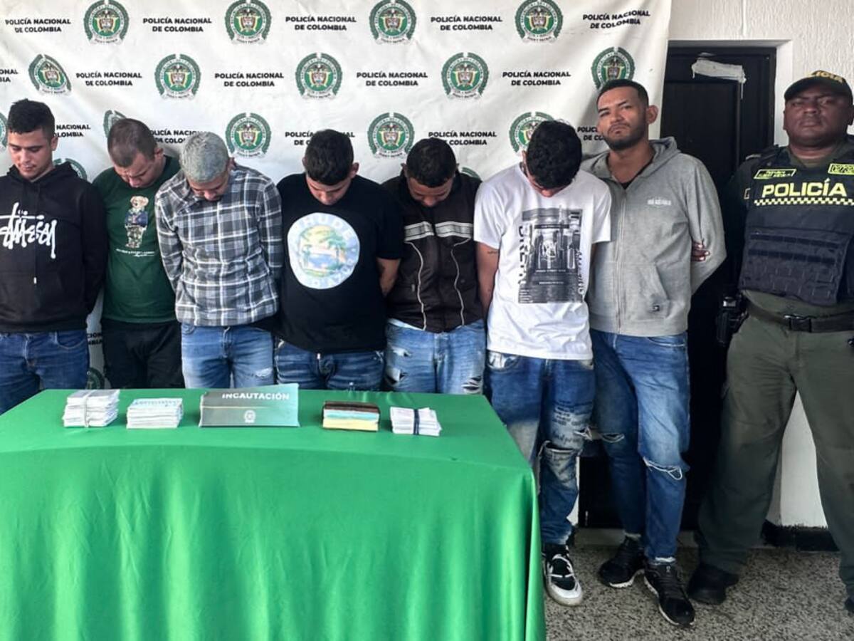 Capturan a ocho ‘cobradiarios’ por agredir a una mujer en Sabanagrande, Atlántico