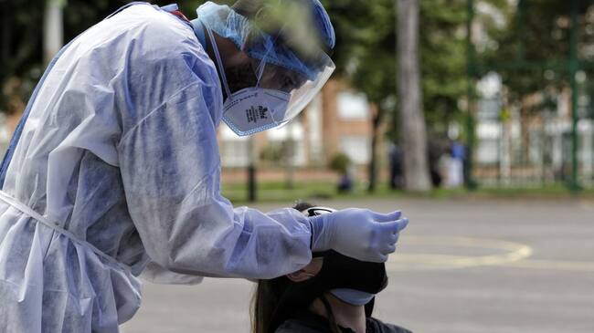 Pruebas COVID-19 en Bogotá.