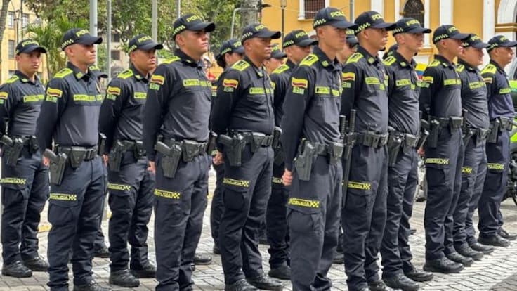 Comandante del Departamento de Policía Santander, Néstor Arévalo