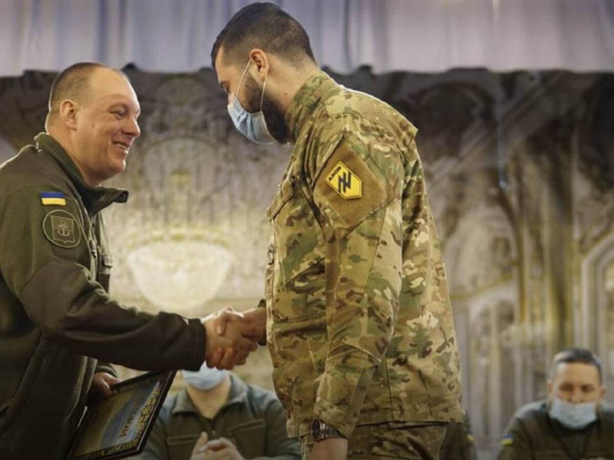 La Guardia Nacional Ucrania estaría apoyando a batallón de extrema derecha pronazi