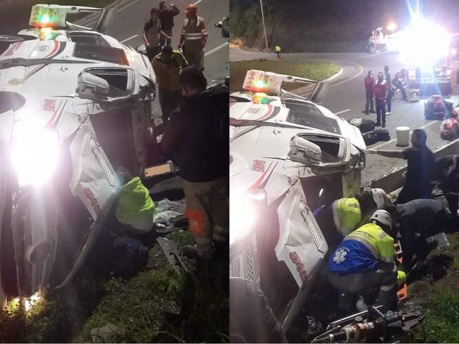 17 herido dejó accidente de tránsito en la vía Bucaramanga – Pamplona