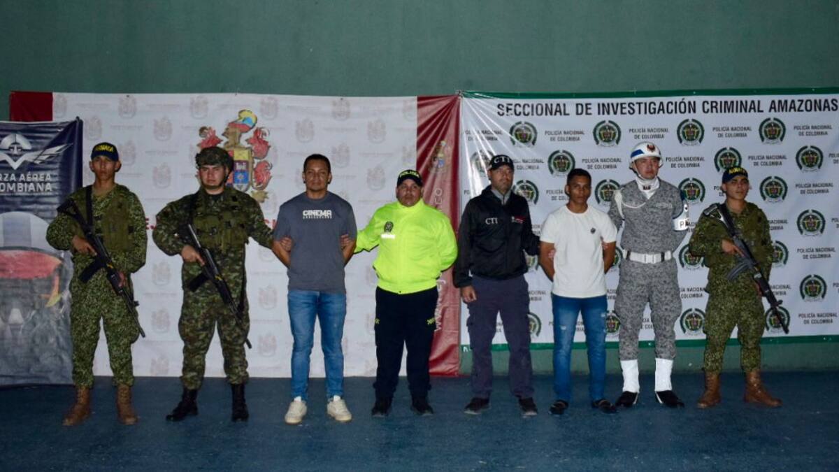 Fueron capturados tres disidentes encargados del transporte de explosivos en Amazonas