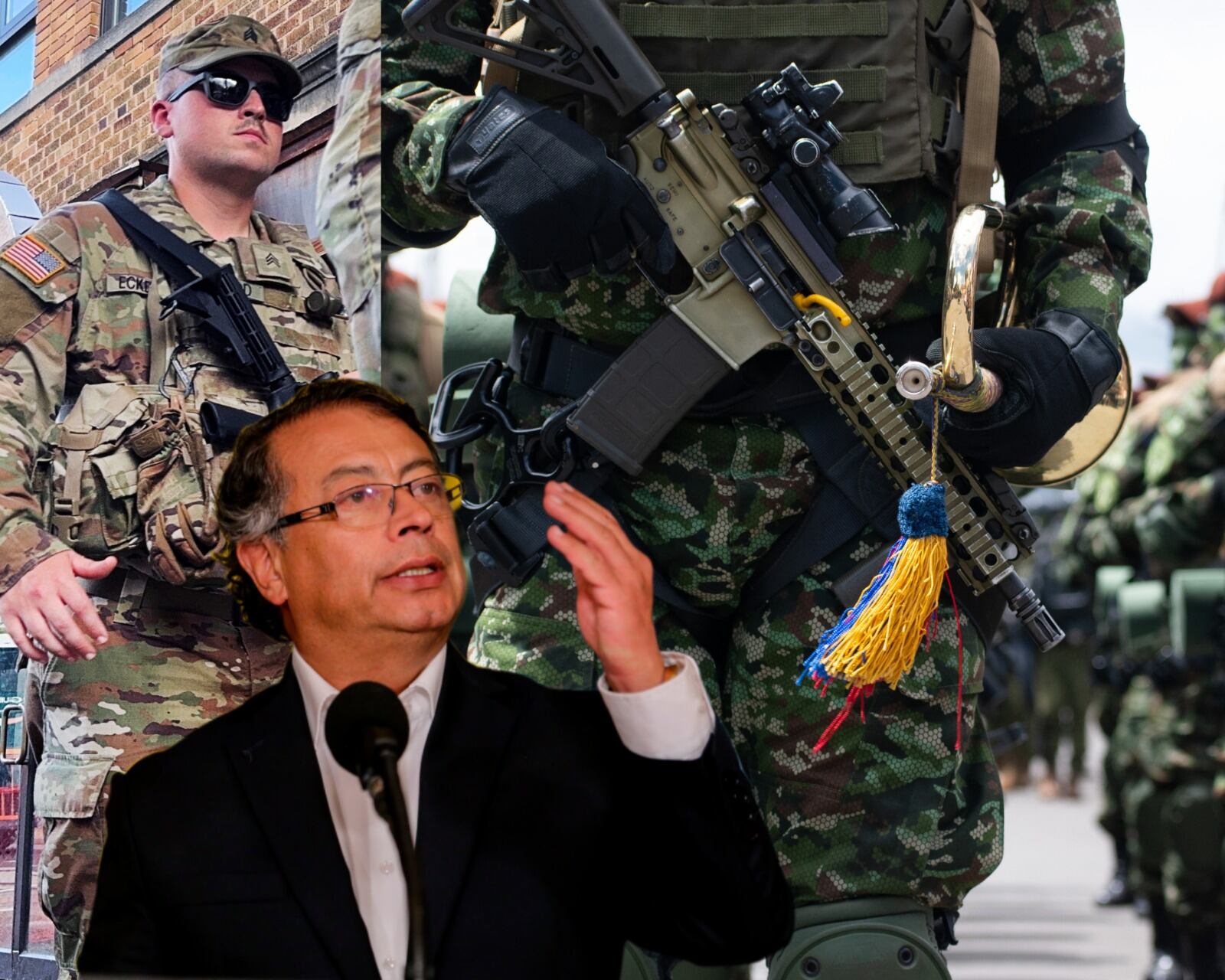 Presidente Petro anuncia que dejará de comprar armamento a Estados Unidos.