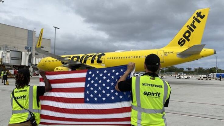 Spirit suspende hoy el vuelo directo Bucaramanga - Fort Lauderdale