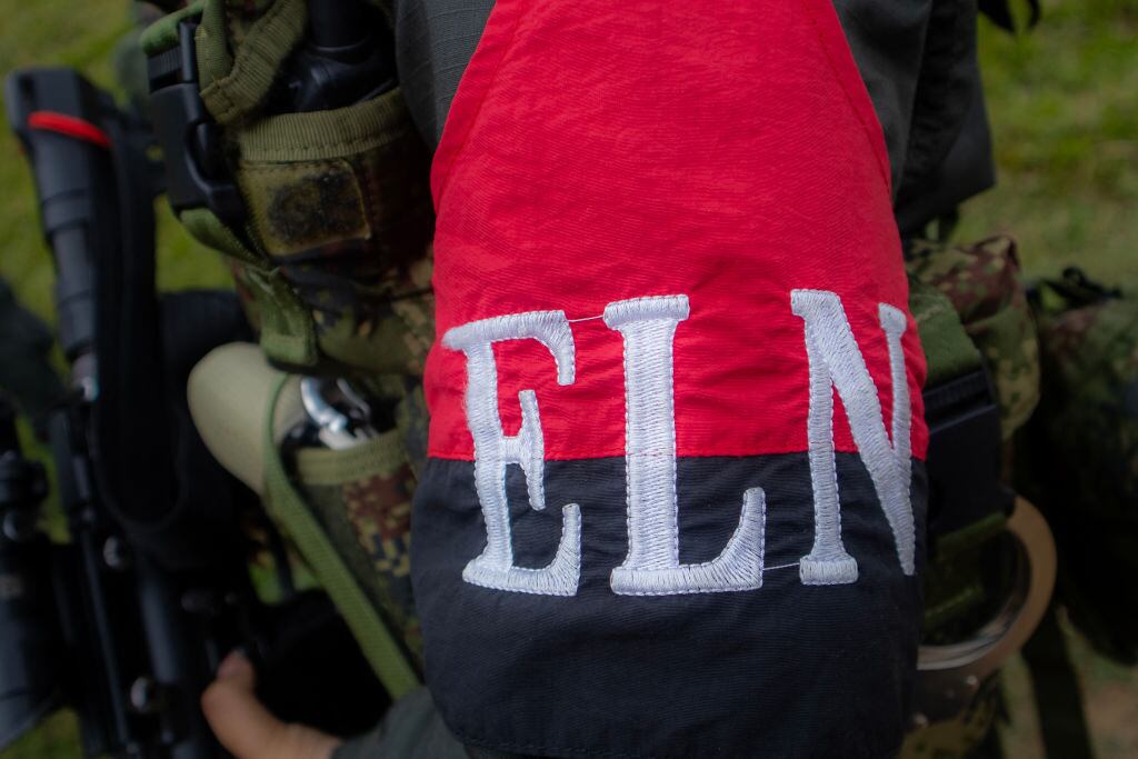 Bandera del ELN. Foto: Getty Images.