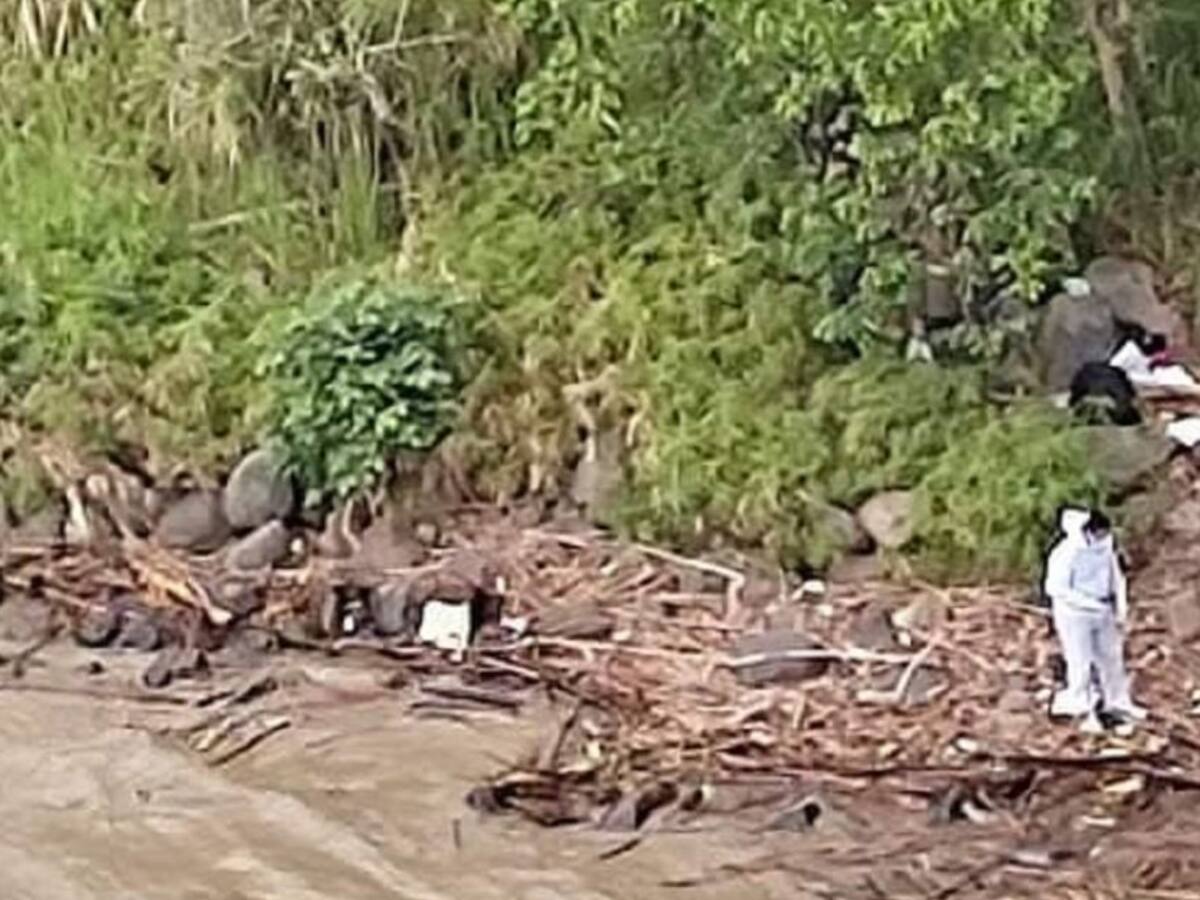 Un cuerpo sin vida, atado de pies y manos fue hallado cerca a Manizales