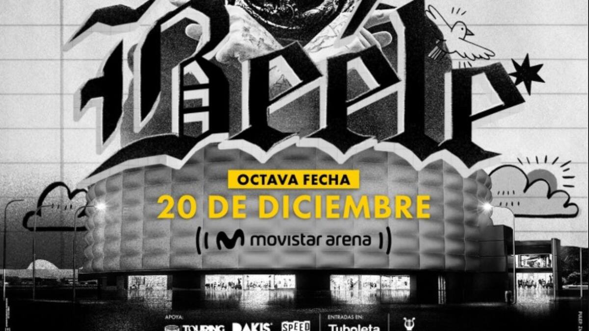 BEÉLE sigue extendiendo su récord y acaba de anunciar su OCTAVA FECHA en el Movistar Arena