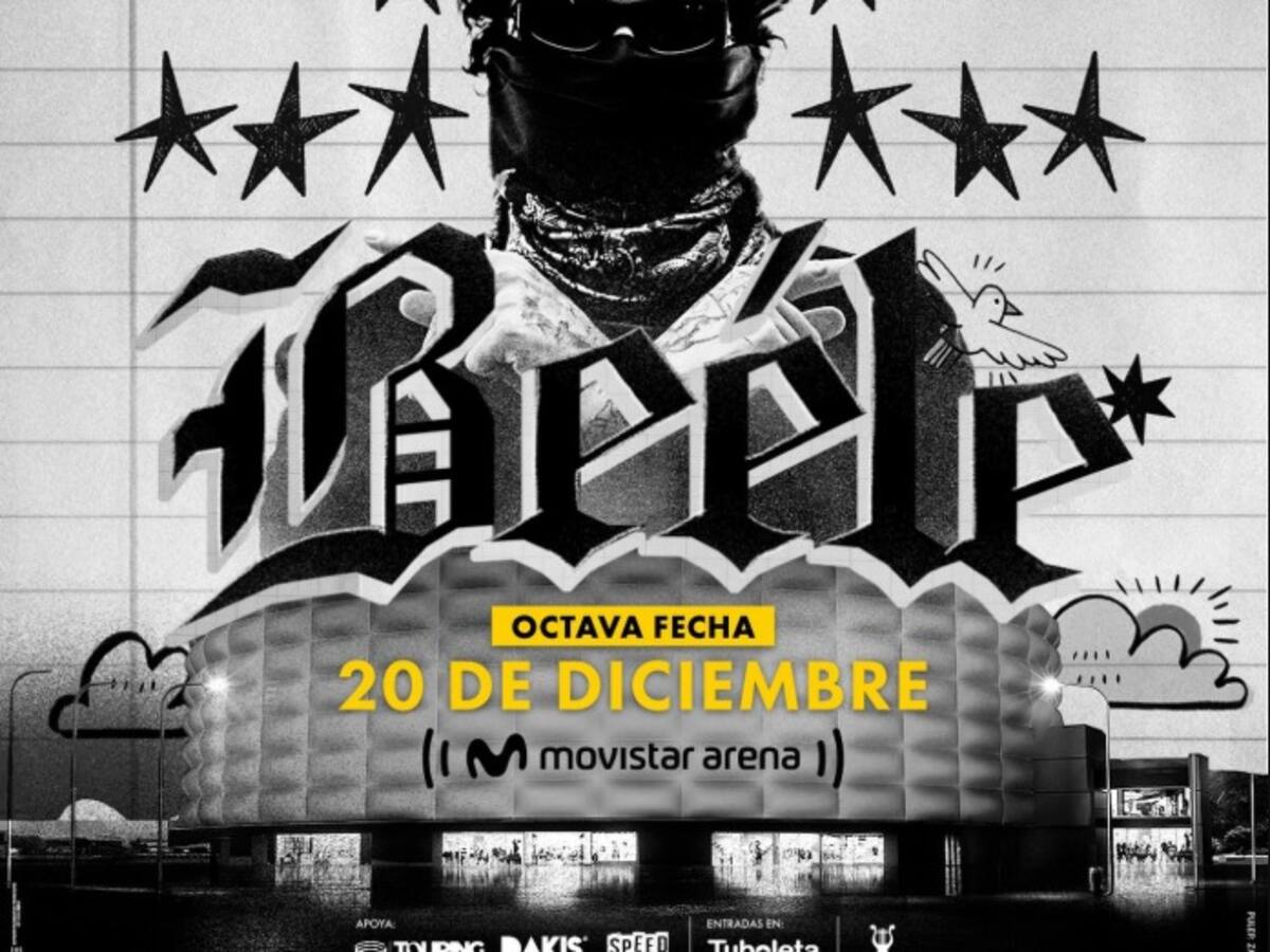 BEÉLE sigue extendiendo su récord y acaba de anunciar su OCTAVA FECHA en el Movistar Arena