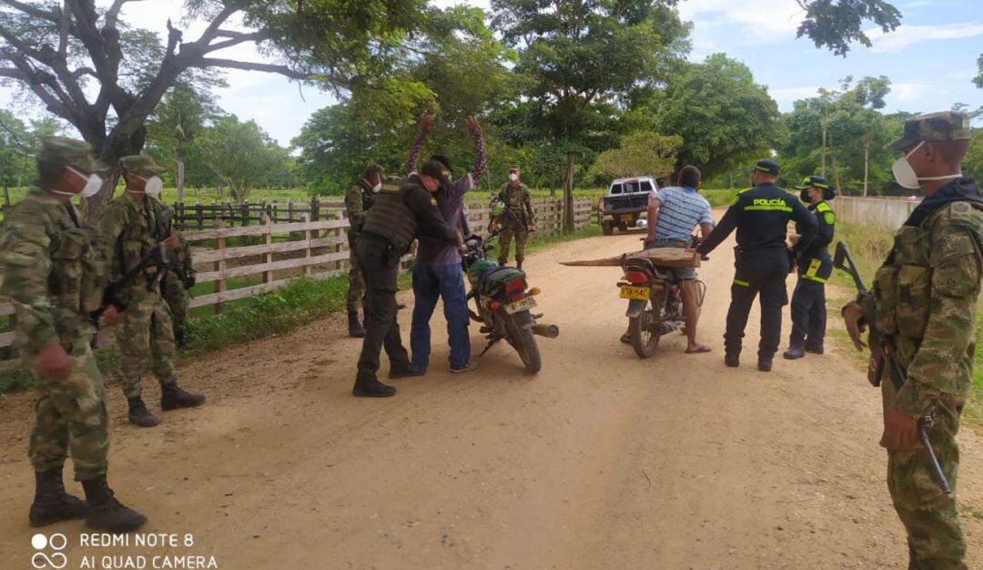 Uniformados se tomaron el municipio con operativos de control en calle, corregimientos, veredas y establecimientos públicos