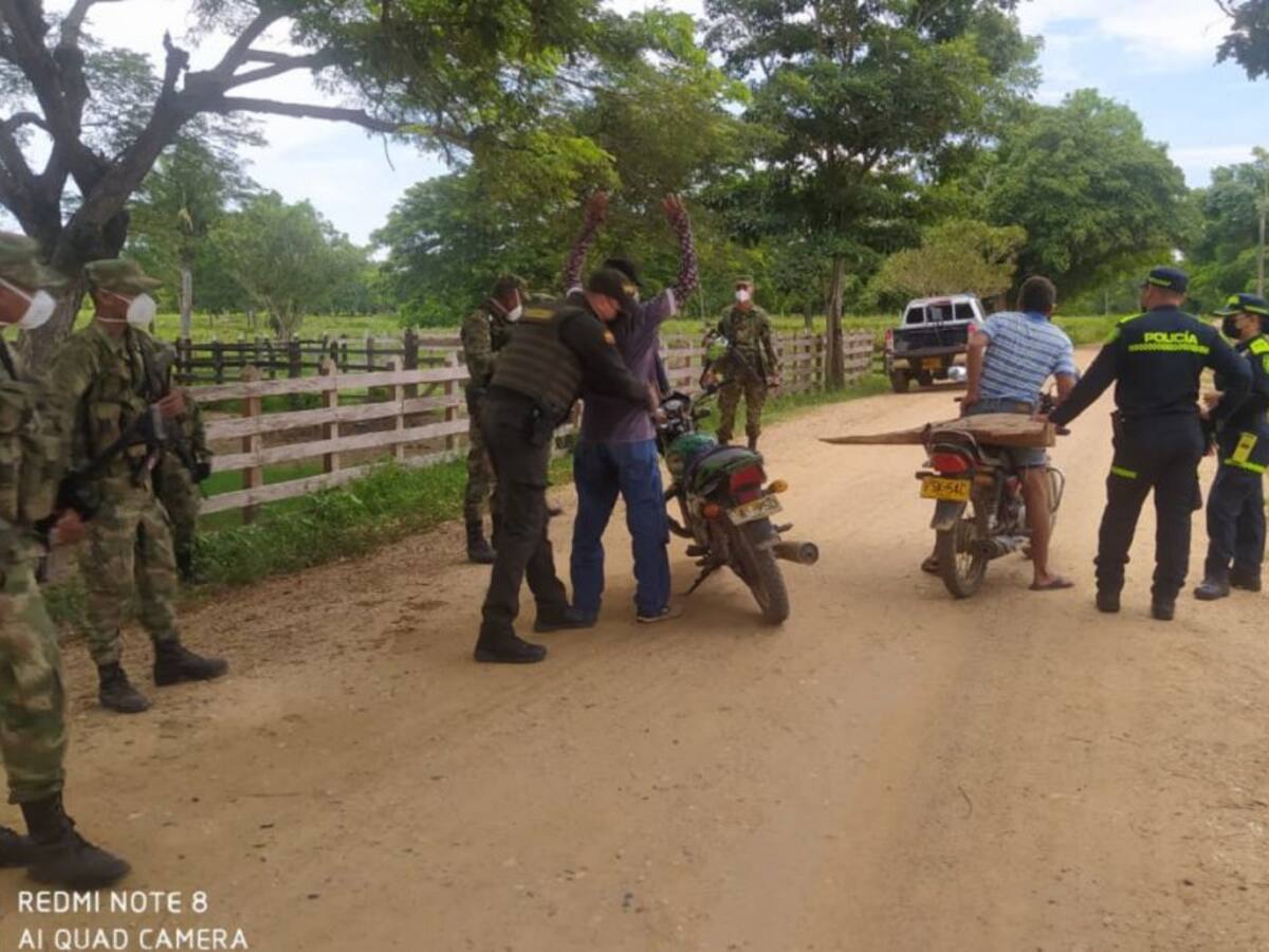 Policía reforzó la seguridad en Mompox con sus diferentes especialidades