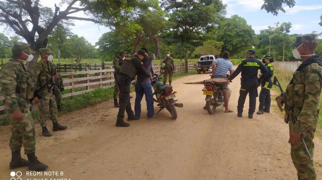 Uniformados se tomaron el municipio con operativos de control en calle, corregimientos, veredas y establecimientos públicos