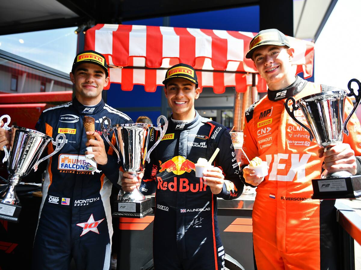 Sebastián Montoya y otra gran noticia: repitió podio en España, y sube puestos en F2