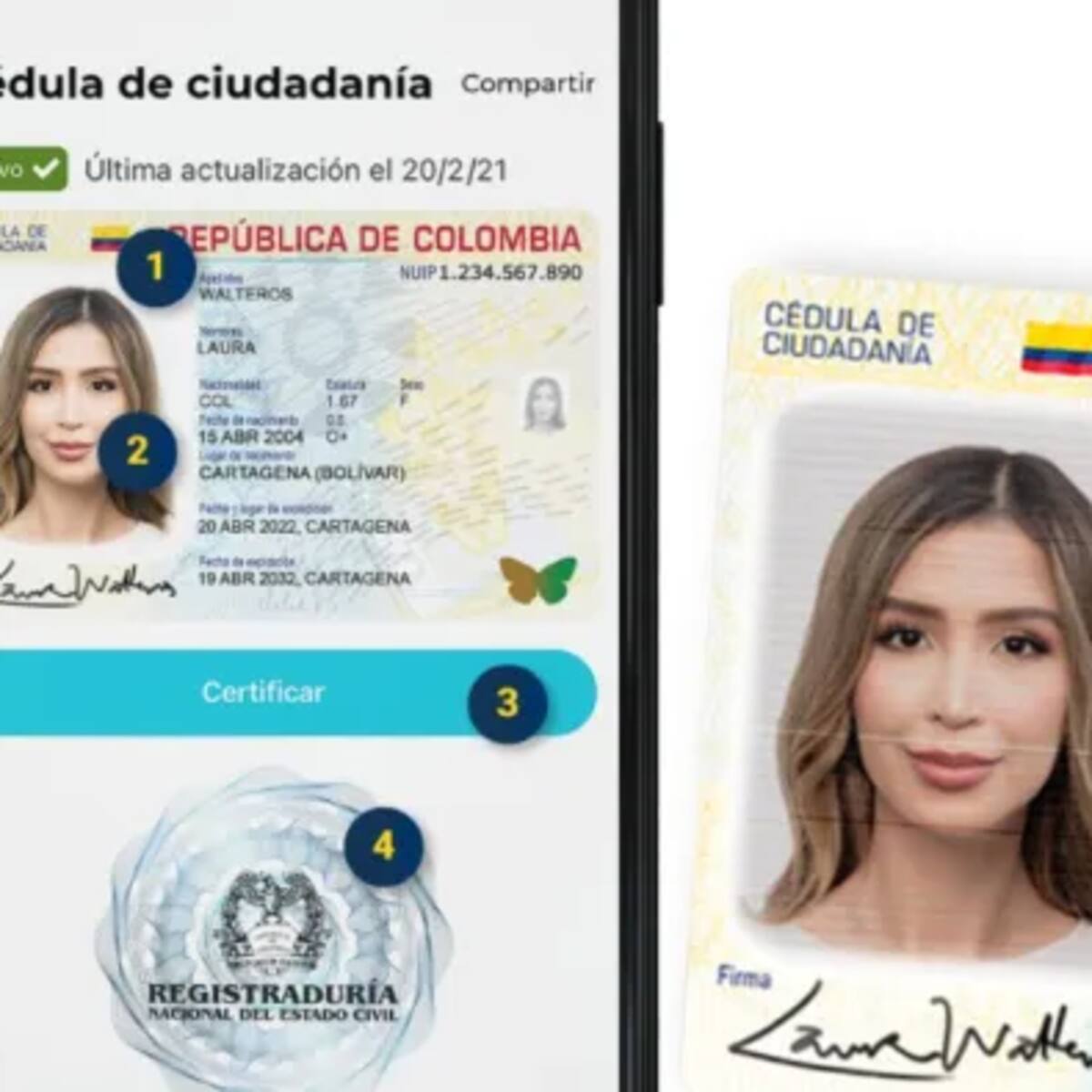Registraduría impulsa uso de la cédula digital por seguridad y biometría facial en Neiva