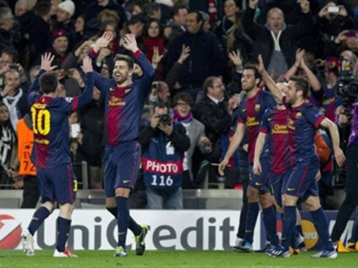 Reviva los goles de la clasificación del Barcelona a los cuartos la Champions League