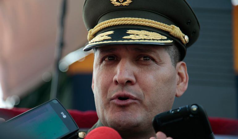 Hoover Alfredo Penilla, comandante de la Policía Bogotá.