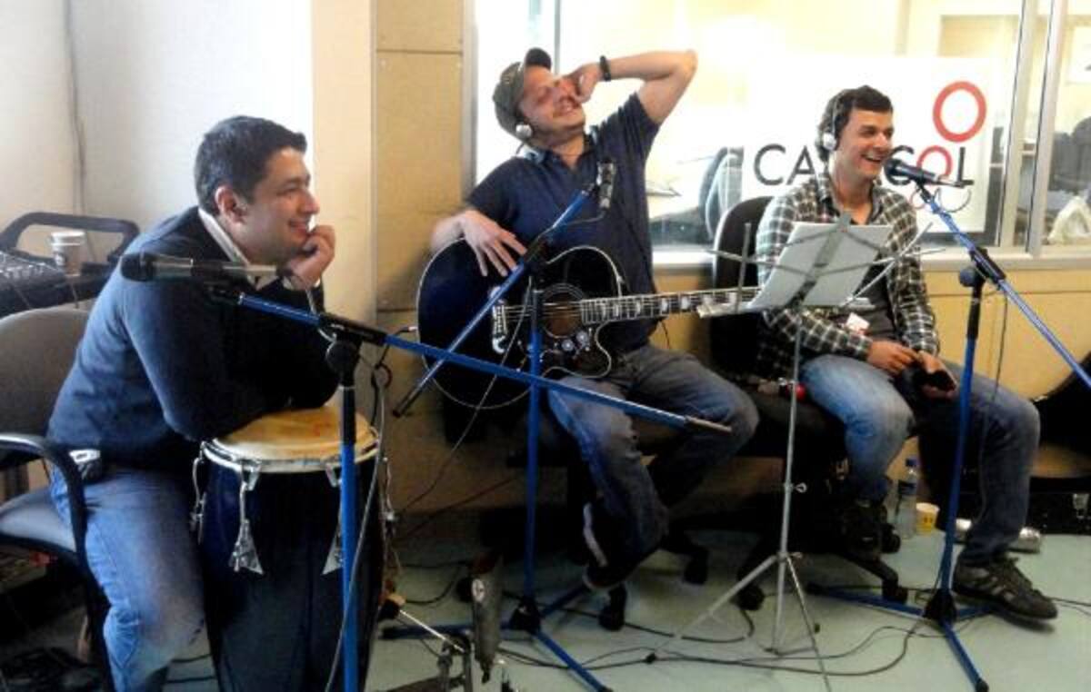 Los Chisgueros de la Buseta: Oscar Delgado, Gigi Posada y Tuto Muñoz