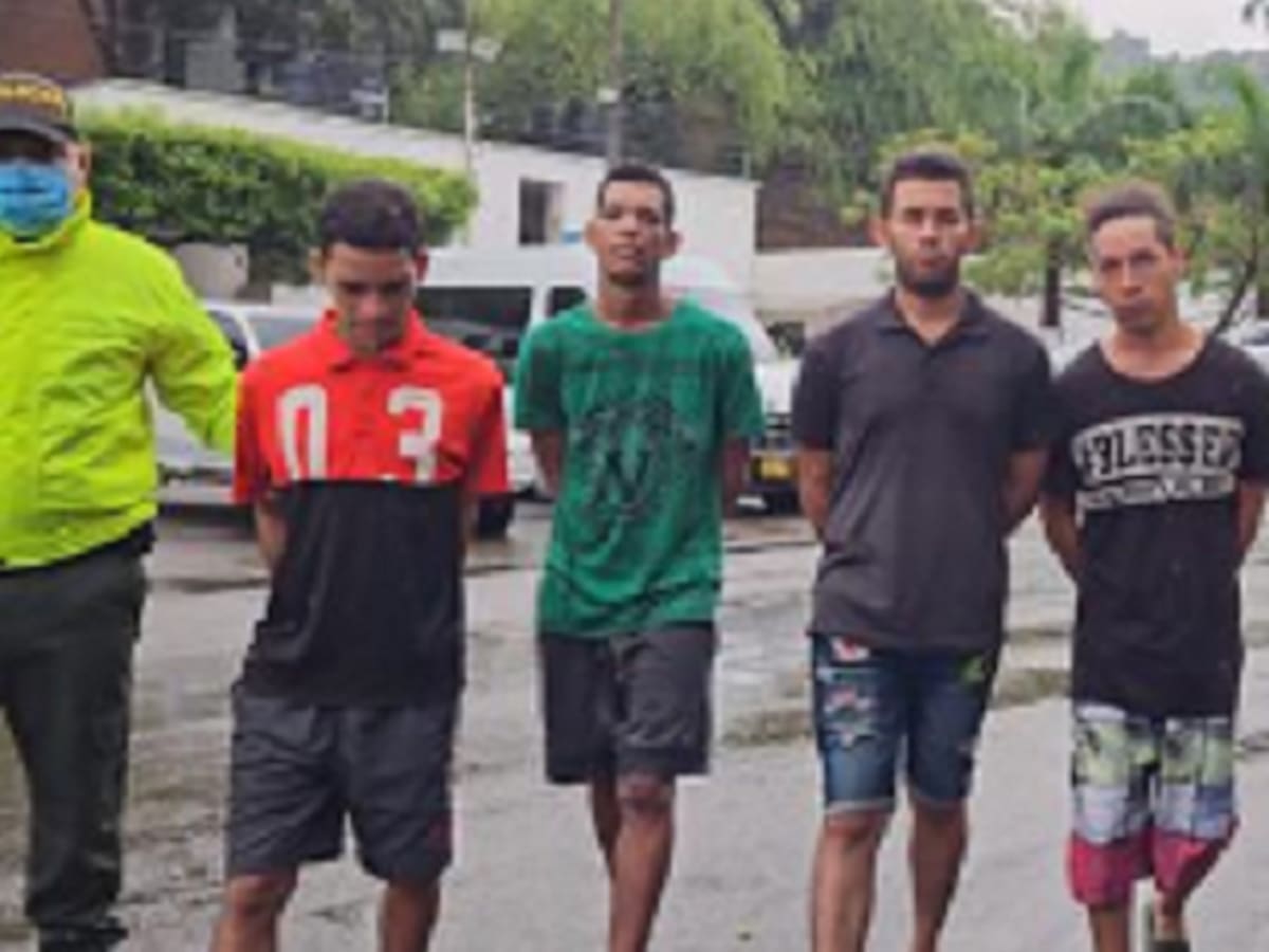 7 integrantes del grupo de sicarios del AK 47 fueron capturados en Bucaramanga