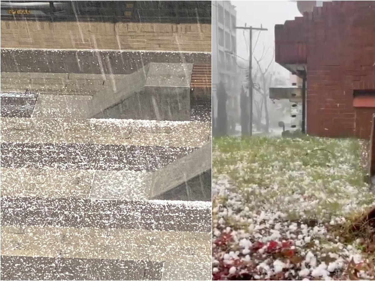 VIDEO | Fuertes granizadas en diferentes sectores de Bogotá: estado de las vías y afectaciones