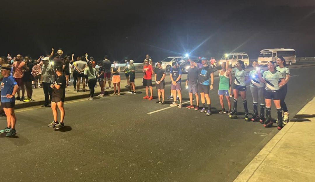 La actividad se realizó en la avenida Santander en memoria de Pedro Amarís, quien perdió la vida tras ser arrollado por un taxi