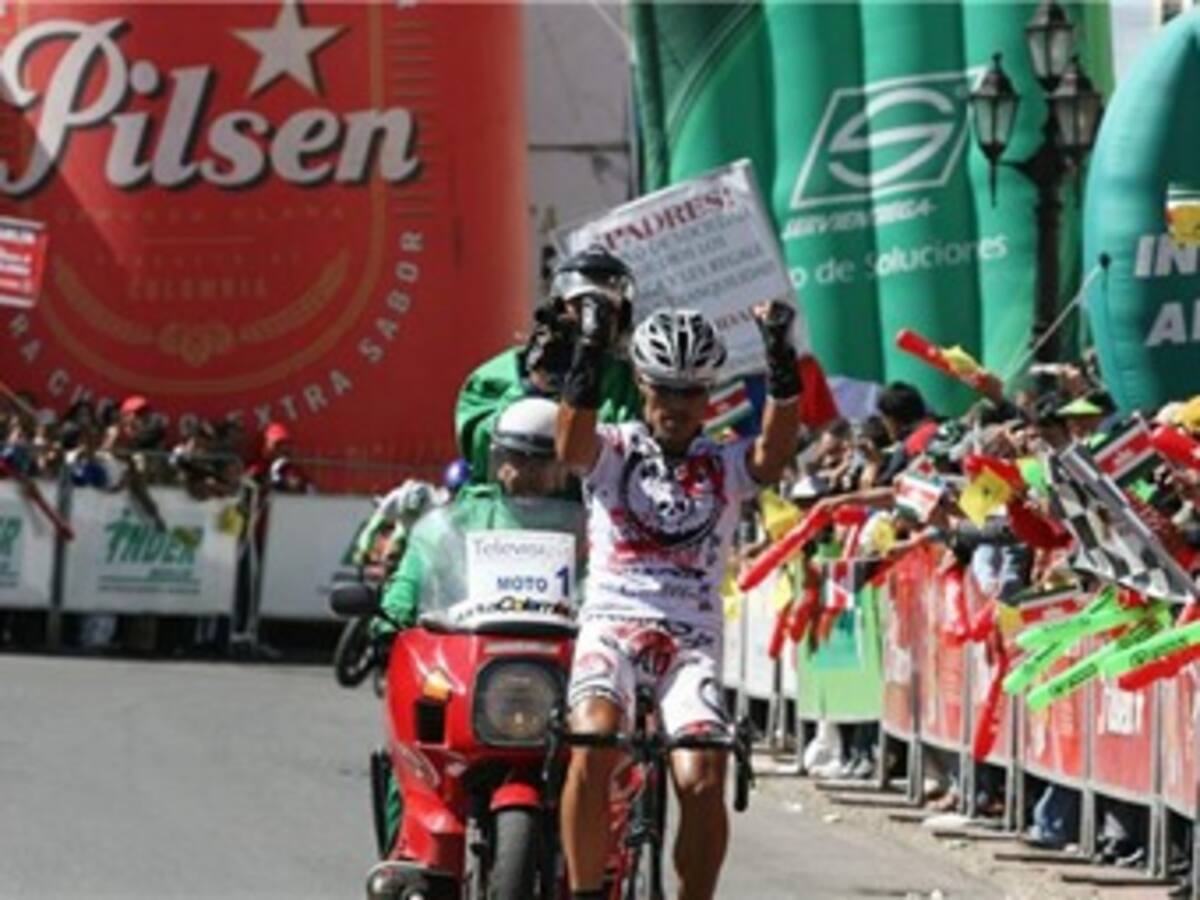 Victor Hugo Peña ganó 12ª etapa de Vuelta a Colombia; Rujano virtual campeón