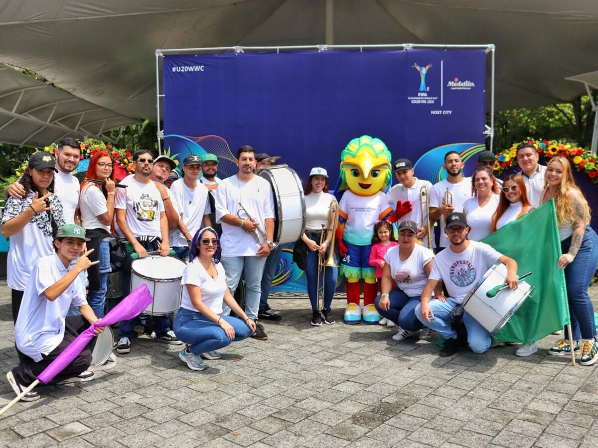 Con pantallas gigantes y actividades, Medellín está lista para el Mundial Femenino Sub-20