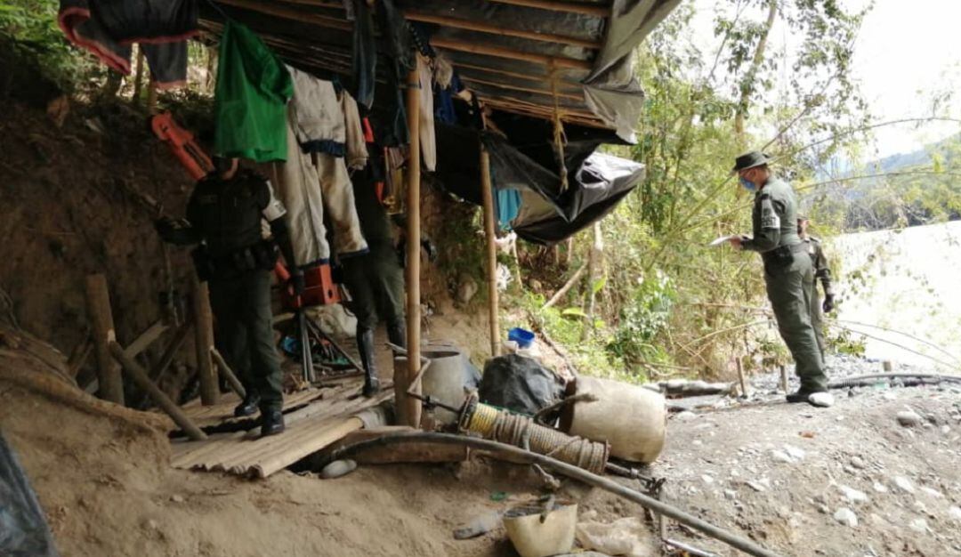 Actividades de minería ilegal en Filadelfia