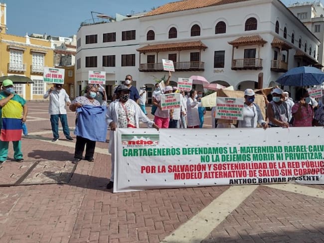 Los empleados de este centro asistencial en Cartagena buscan el pago de recursos prometidos por el Dadis