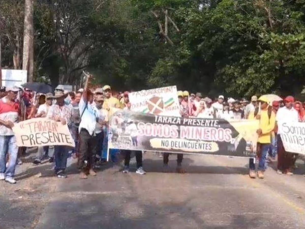 Con más de 30 mil personas, iniciarán un paro minero en tres subregiones de Antioquia