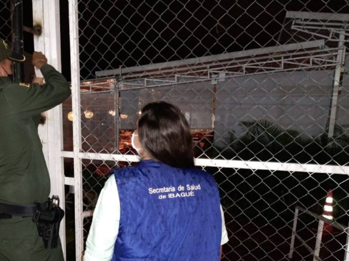 Cierran restaurante en Ibagué