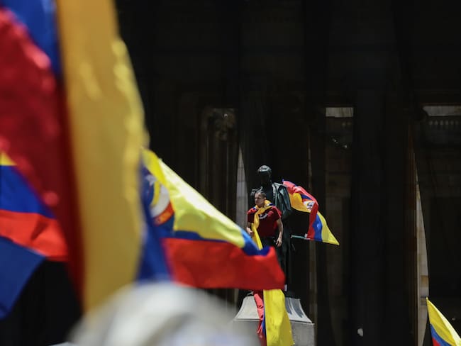 Día cívico en Colombia viernes 19 de abril. Foto: Juancho Torres/Anadolu via Getty Images)