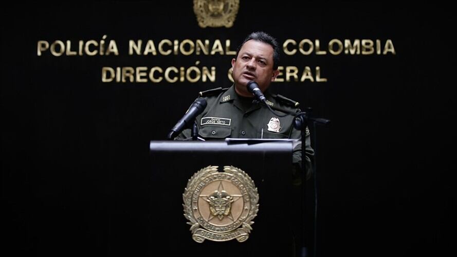 El director de la Policía Nacional, general Jorge Hernando Nieto. Foto: Colprensa