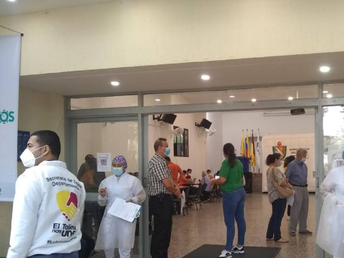 En el Tolima no van a esperar más a personas para segundas dosis