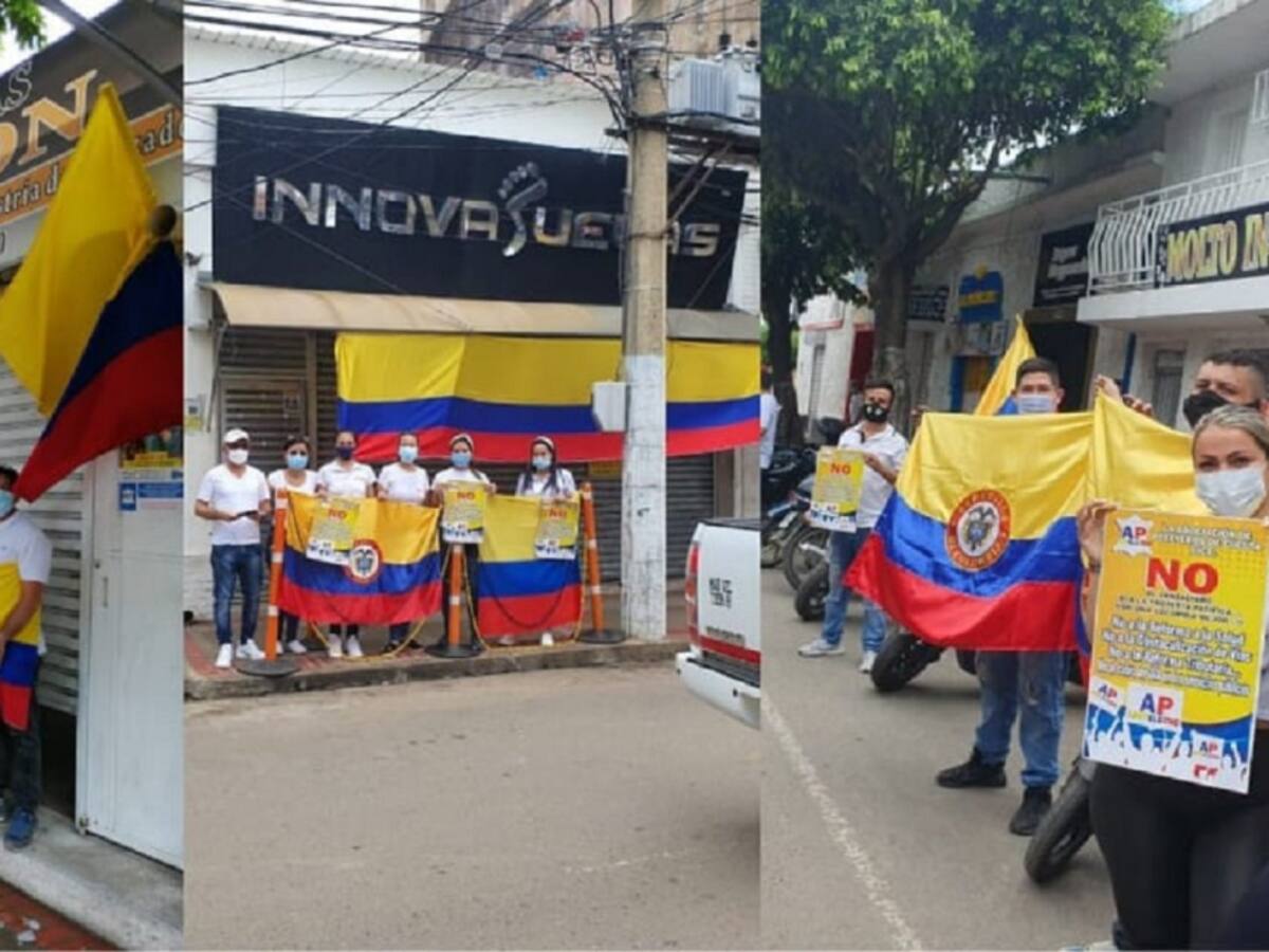 Sector de insumos para el calzado protestó en Cúcuta