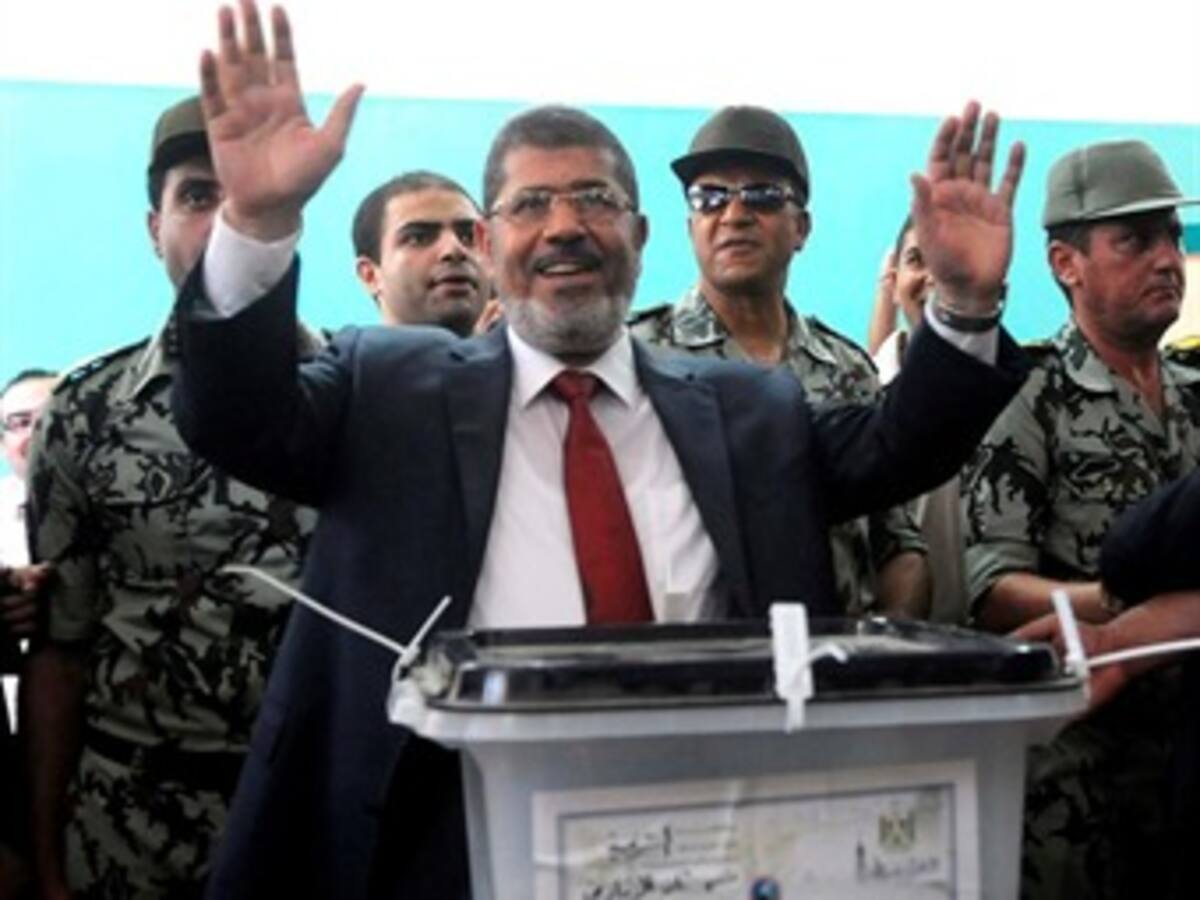 El nuevo presidente egipcio apoya a los palestinos y al pueblo sirio