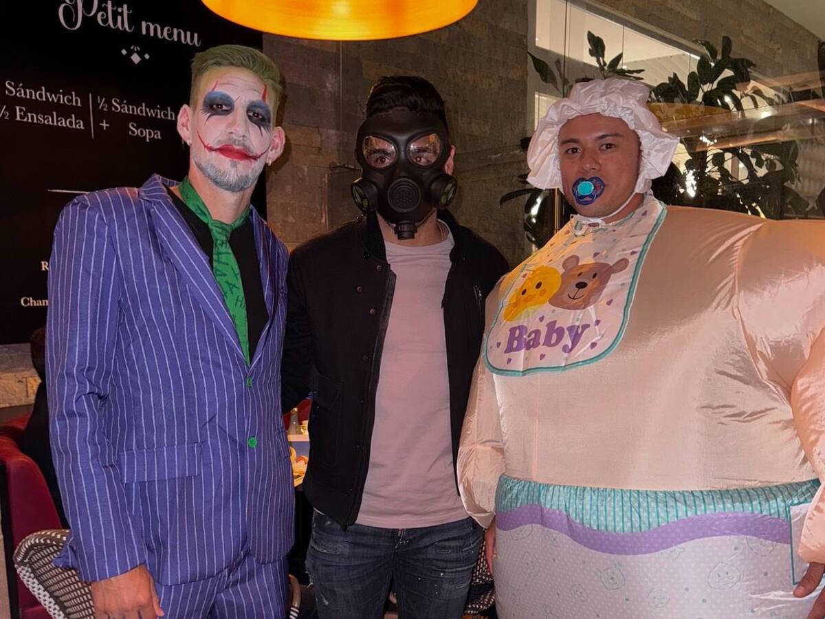 Falcao se disfrazó y pasó inadvertido durante el Halloween: vea el divertido momento