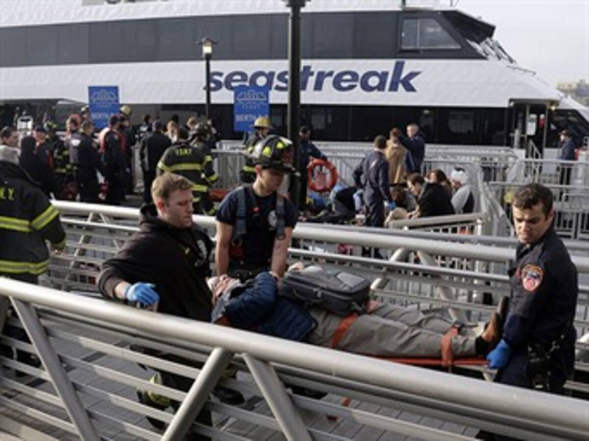 Accidente en puerto de Nueva York deja un saldo de 53 heridos