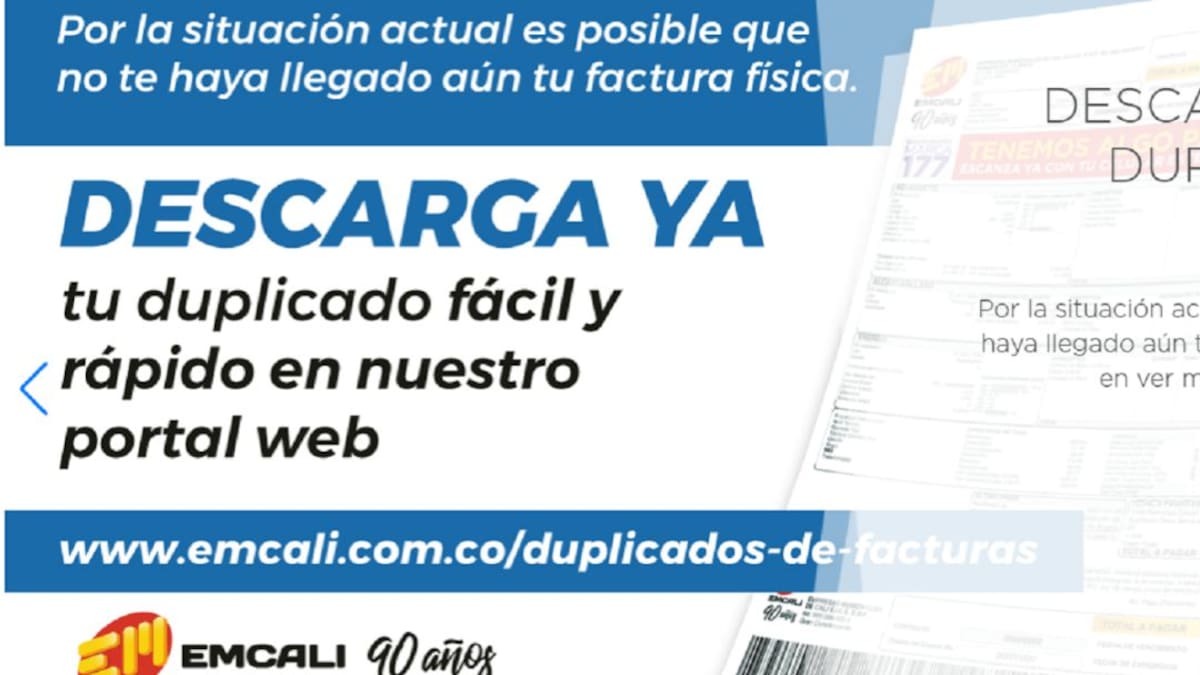 Colapsa página de EMCALI para descargar factura de mayo