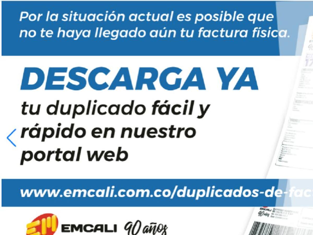Colapsa página de EMCALI para descargar factura de mayo