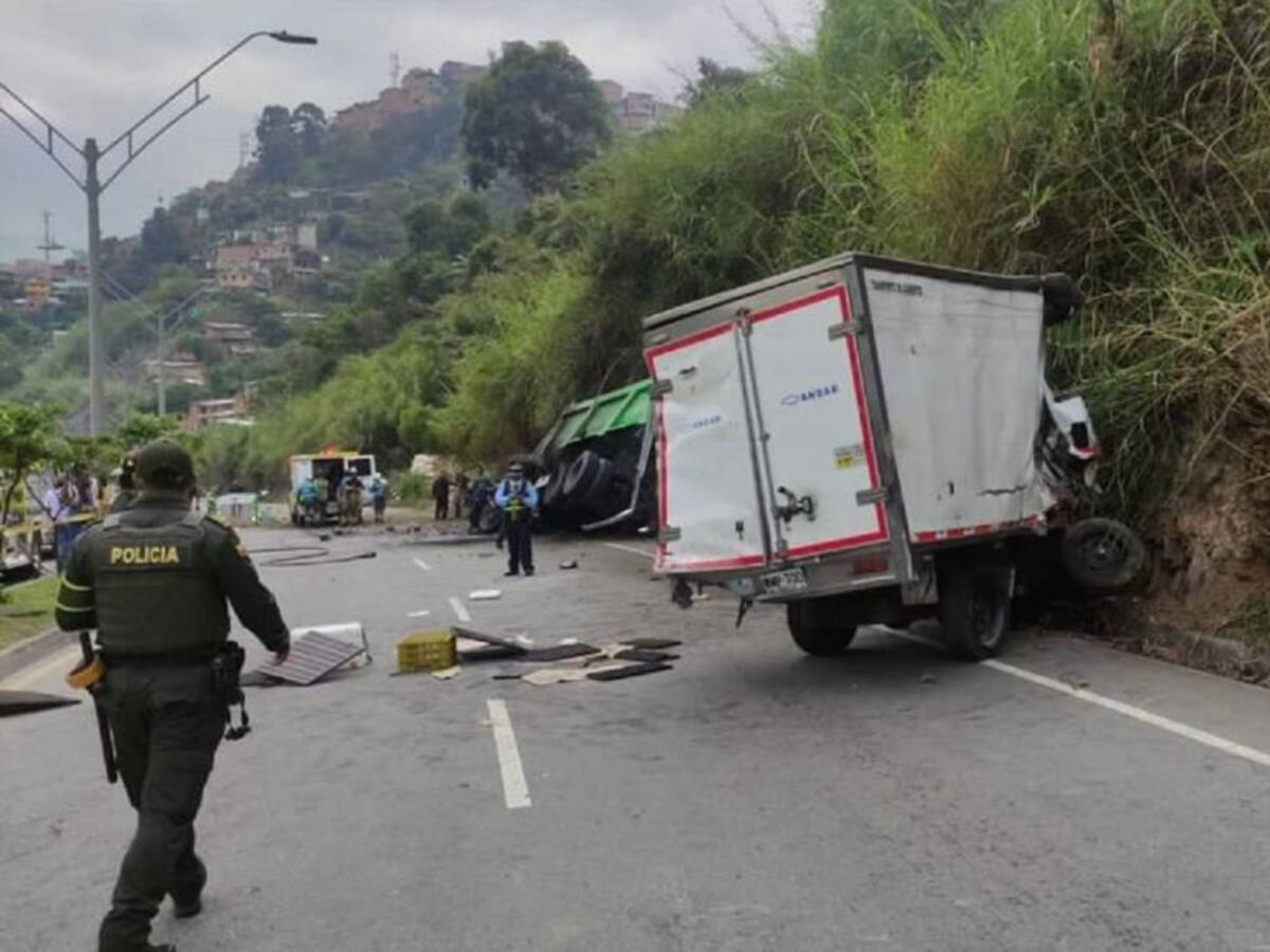 En dos accidentes de tránsito 3 personas murieron en Antioquia este lunes
