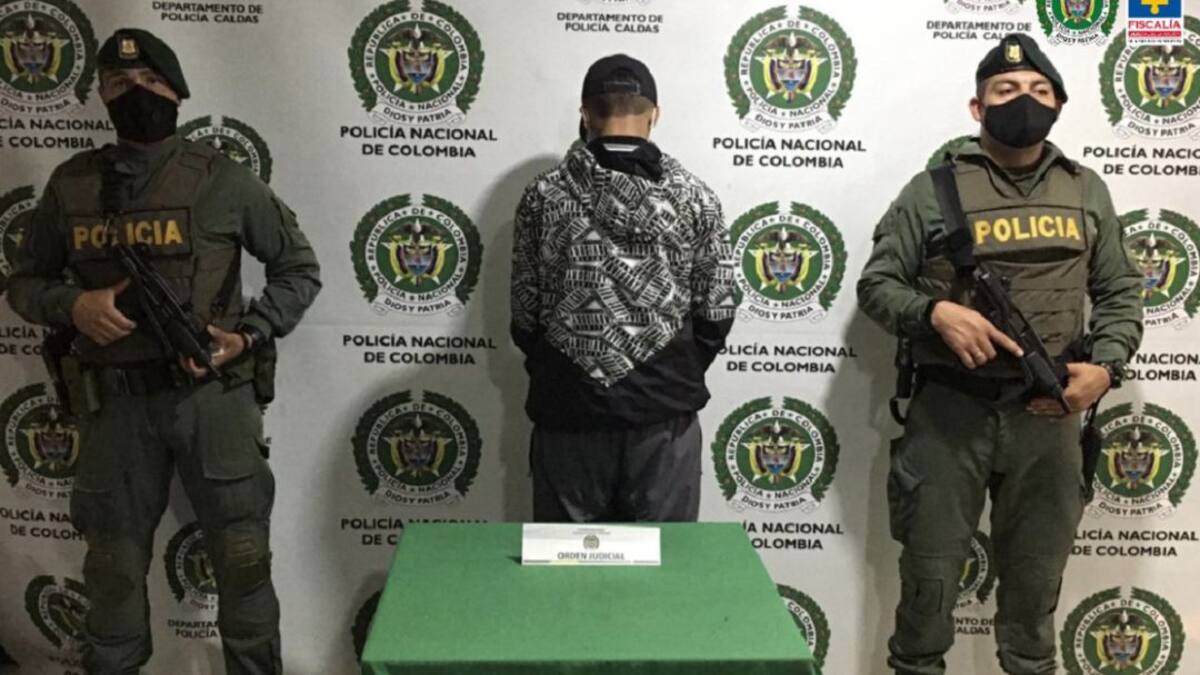 Capturado presunto responsable de dos asesinatos en Chinchiná