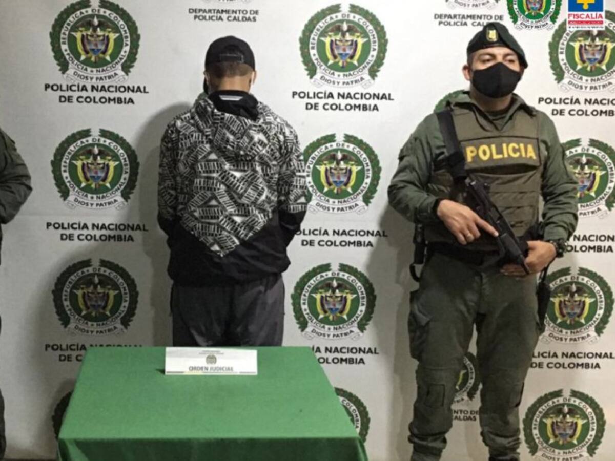 Capturado presunto responsable de dos asesinatos en Chinchiná