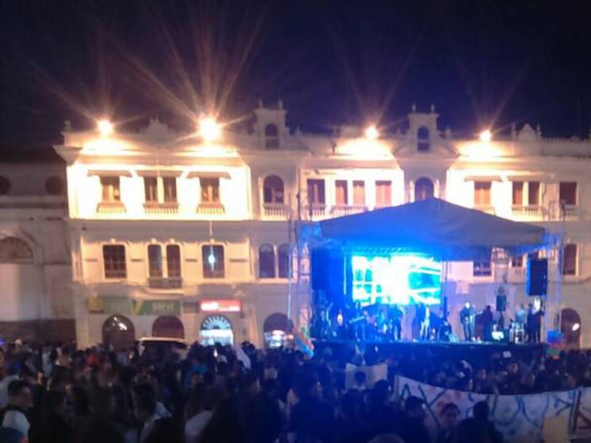 Estudiantes marcharon en Pasto para apoyar el proceso de paz